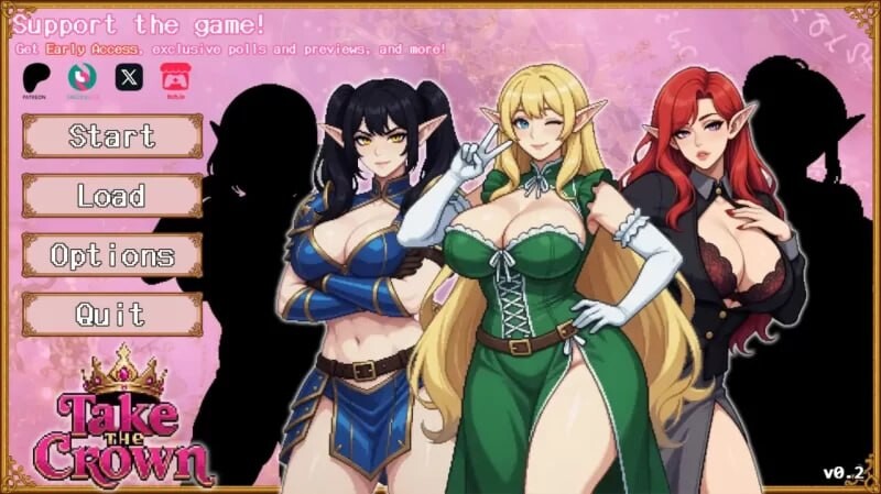更新[欧美SLG/动态] 精灵少女夺冠记 Take the Crown v0.6 汉化版 [PC+安卓 4.70G]
